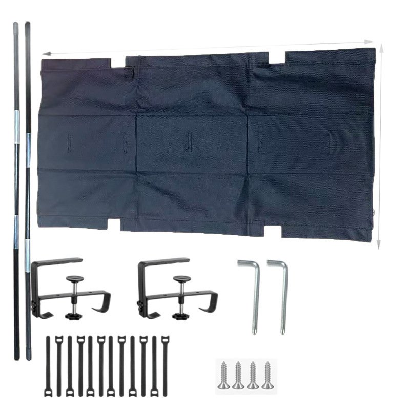Under-Desk Cable Management Tray – Clamp-On Desk Organizer – Image 5